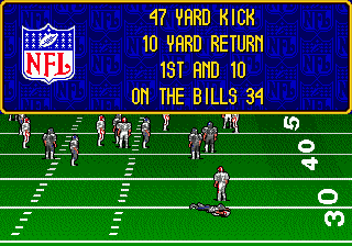 NFL Football screenshot 4 for Super Nintendo